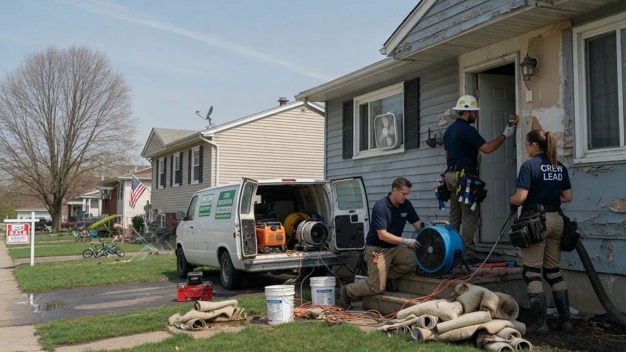 Flood Cleanup in Catasauqua, PA near me